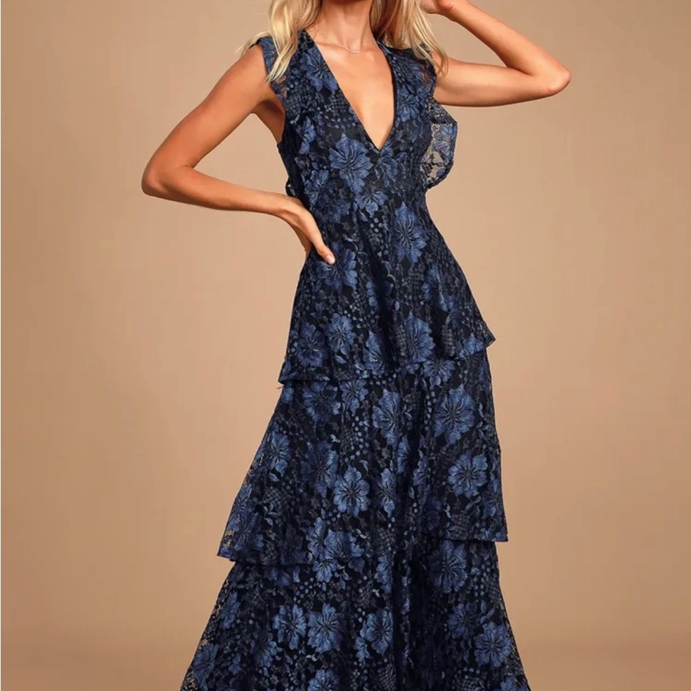 Lulus maxi floral dress